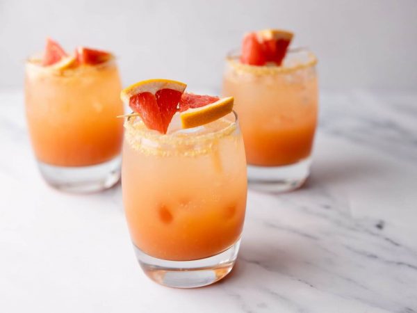 Maple and blood orange punch