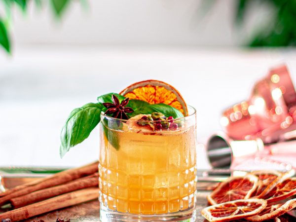 Spiced maple sour