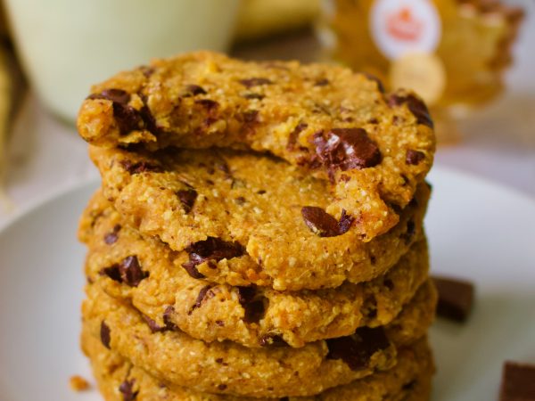 Vegan Sweet Potato, Chocolate and Maple Cookies