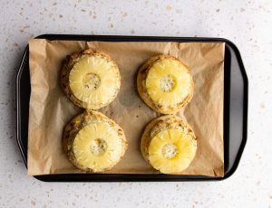 Cream Cheese, Pineapple and Maple Pizzettes