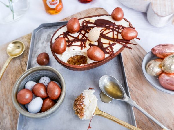 Maple and Pecan Easter Egg Cheesecake