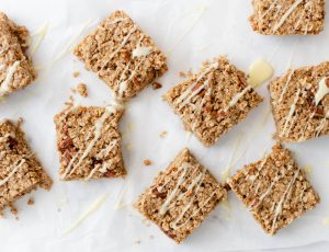 Pecan and Maple Syrup Flapjacks