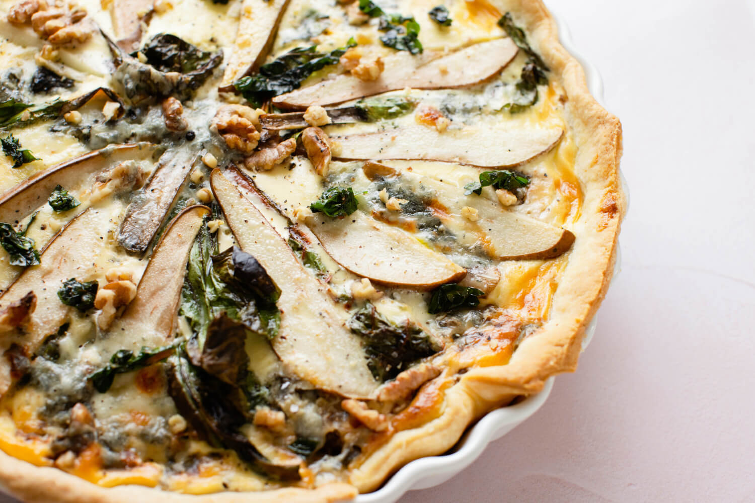 Maple, Pear, Walnut and Blue Cheese Tart Maple from Canada