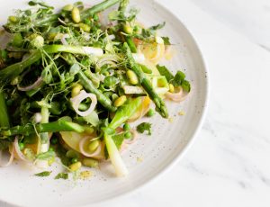 Spring Salad with Maple Dressing