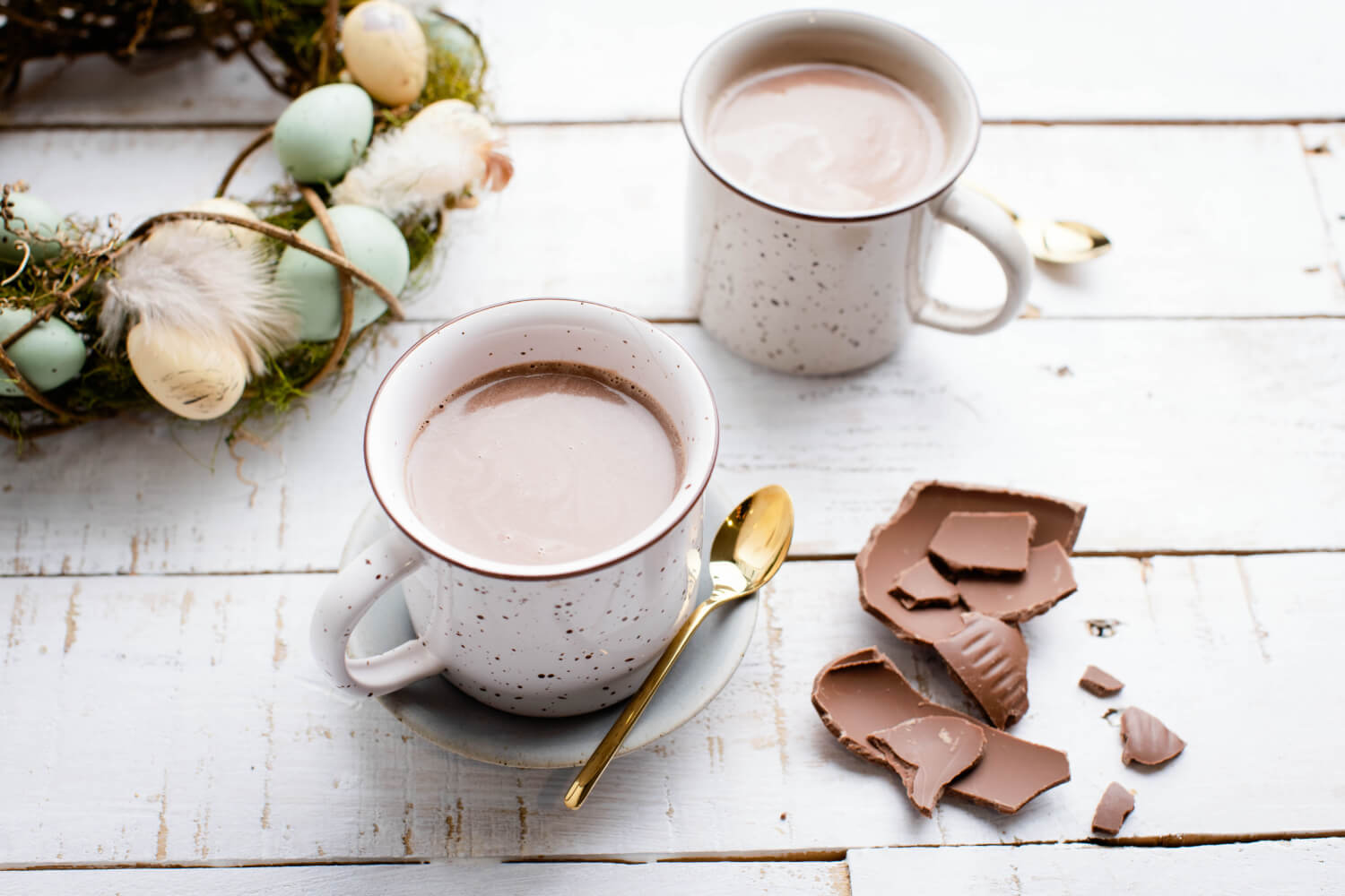 Ultimate maple hot chocolate