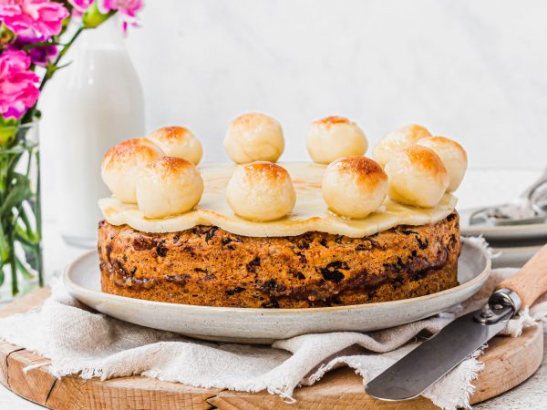 Vegan simnel cake