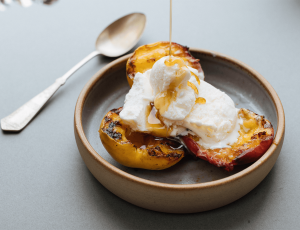 Griddled Exotic Fruits with Maple and Lime