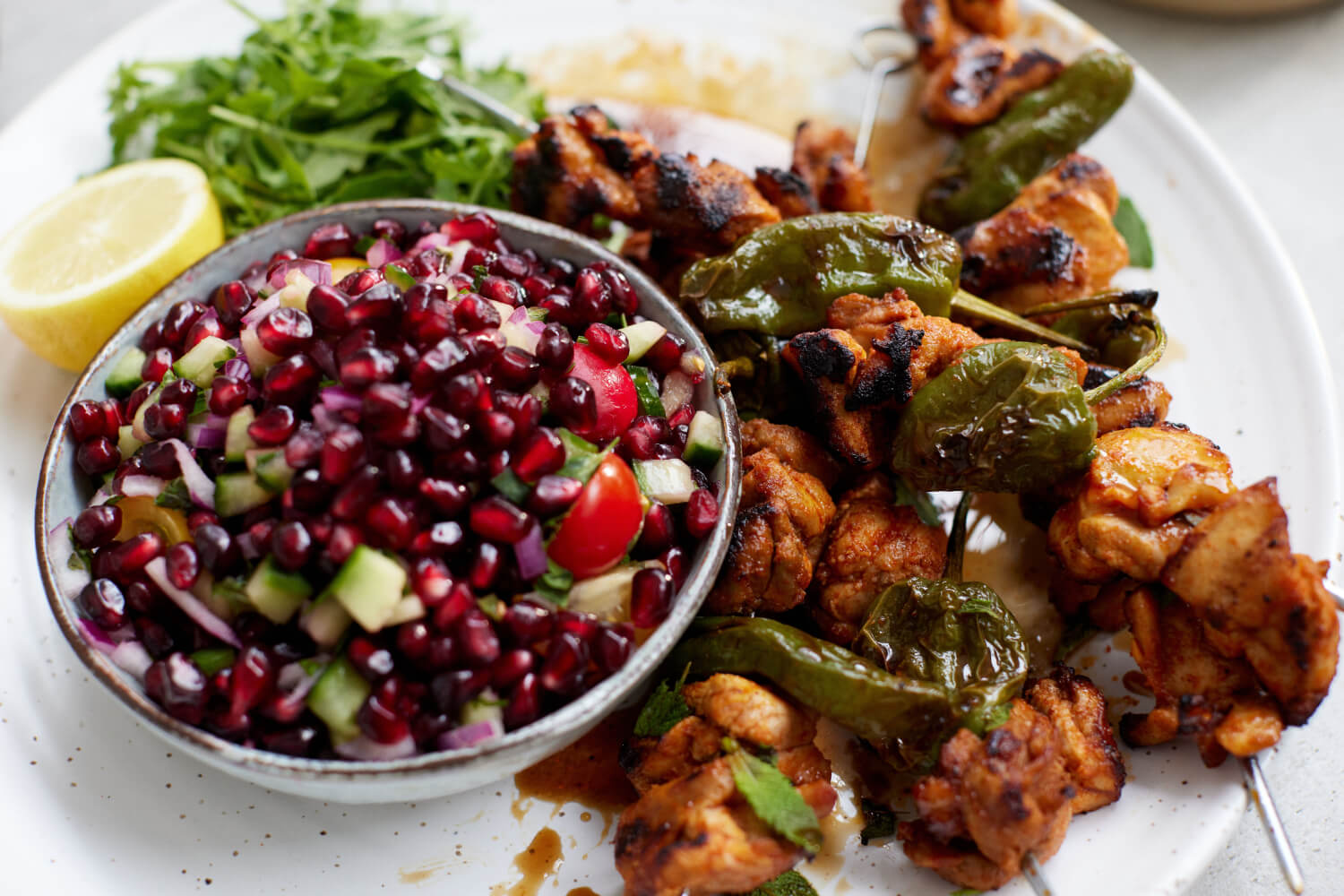 Pomegranate and Maple Chicken Kebabs Maple from Canada