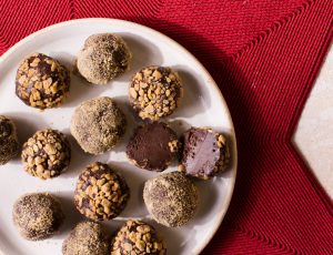 Christmas Maple Truffles