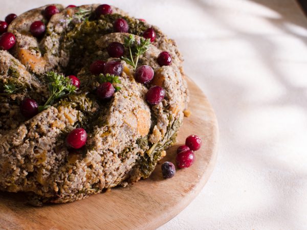 Maple Nut Roast Wreath Recipe