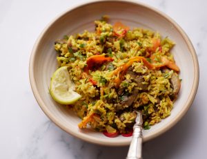 Turmeric Veggie Fried  Rice