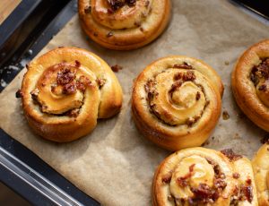 Maple, Bacon, Pecan and Bourbon Brioche Swirl