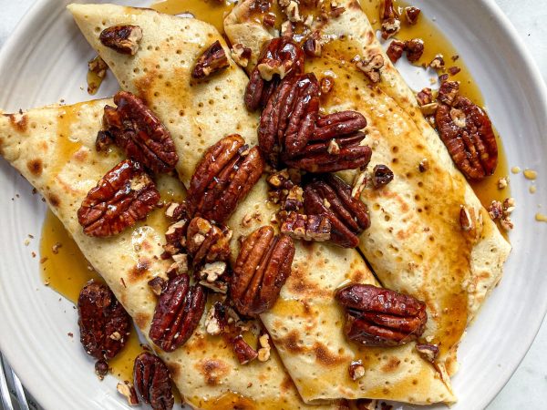 Candied Maple Pecan Crepes - 1