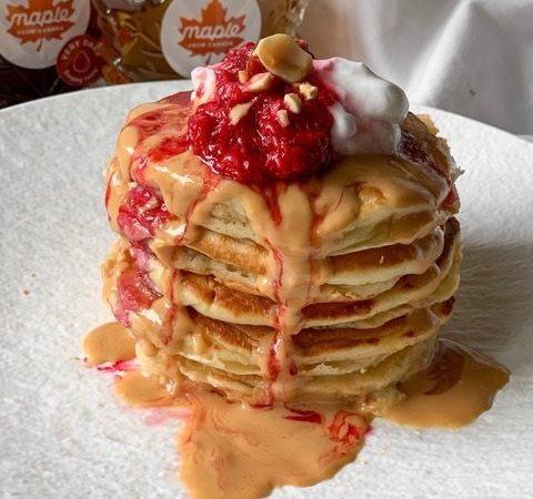 Peanut butter pancakes