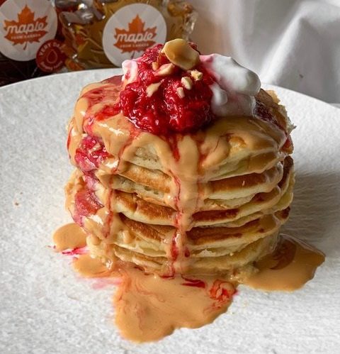 Eats By Ellaa's Peanut Butter Pancakes with Maple Jam - Maple from Canada