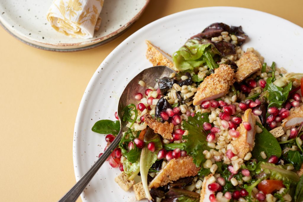 Barley and Chicken Salad with Maple Vinaigrette - Maple from Canada