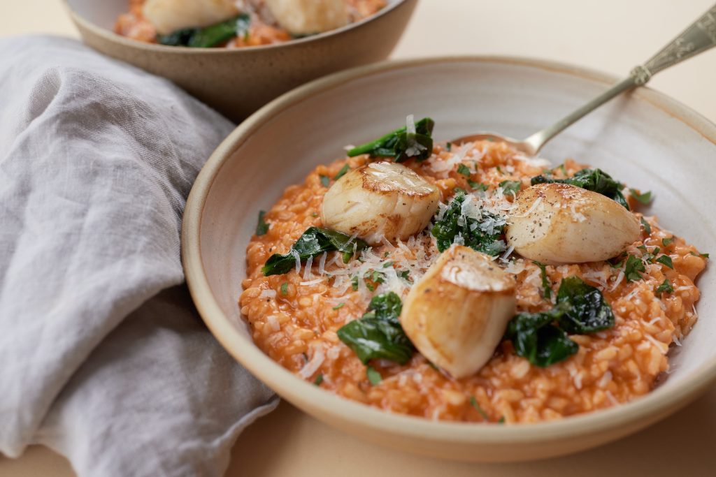 Maple Seared Scallop Risotto Maple from Canada