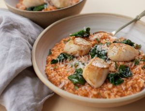 Maple Seared Scallop Risotto