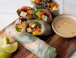 Vegan Maple Spring Rolls