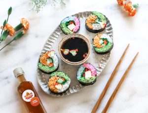 Deliciously Earthy’s Superfood Sushi With Maple Vinegar