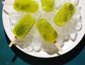 Mojito and Maple Ice Lollies
