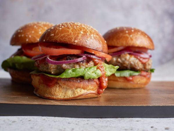 BBQ Lamb and Maple Burgers