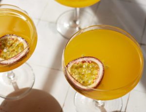 Passion Fruit Maple Martini