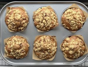 Eats by Ellaa&#8217;s Apple Crumble Muffins with Maple Glaze