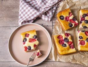 Traybake Pancakes with Maple Glaze