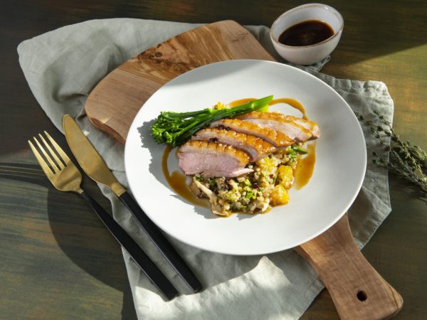 maple-glazed-duck-breast-salad