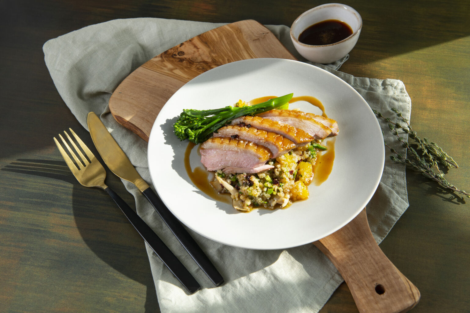 Peter McKenna's Maple and Five Spice Glazed Duck Breast Salad - Maple from Canada