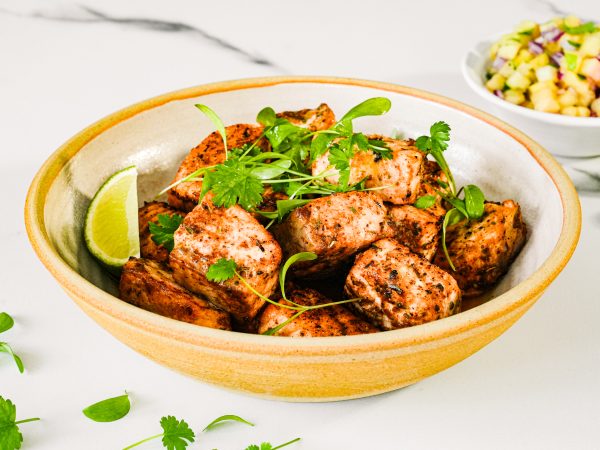 Maple Lime Salmon Bites