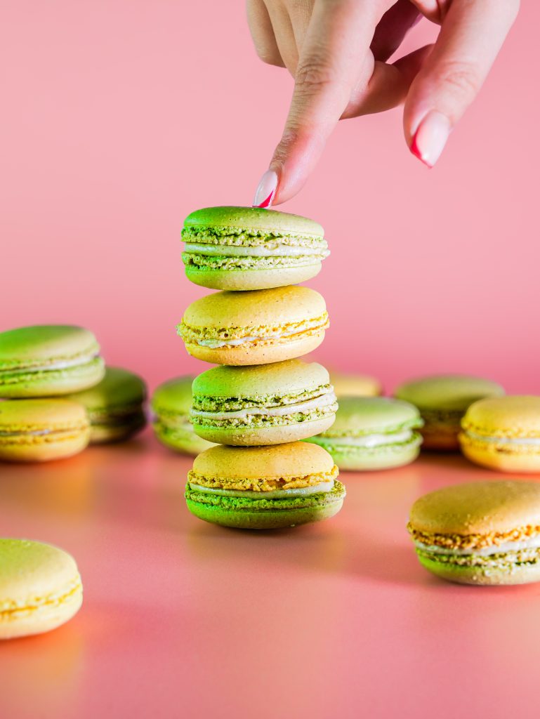 Maple, Avocado and Banana Macarons - Maple from Canada