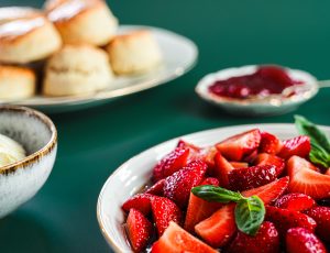Maple and Balsamic Vinegar Strawberries