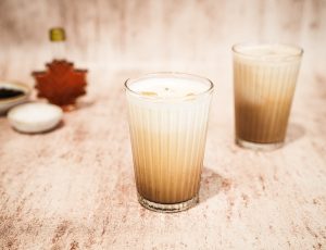 Salted Maple Shaken Espresso with Vanilla Cold Foam