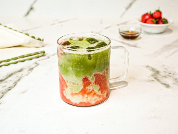 Strawberry Matcha Latte
