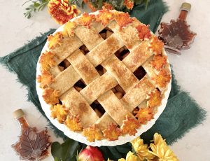 Apple and Blackberry Pie by Alice Fevronia