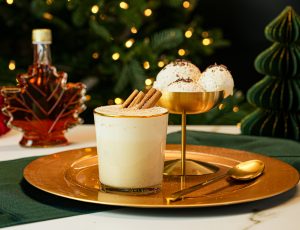 Maple Eggnog with Ice Cream