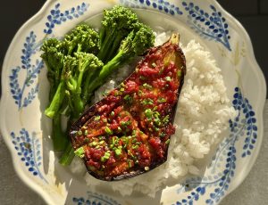 Maple Tomato Miso Aubergine