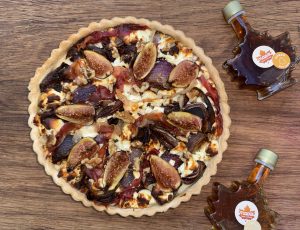 Sam Nixon&#8217;s slow Roasted Maple, Red Onion and Goats Cheese Tart