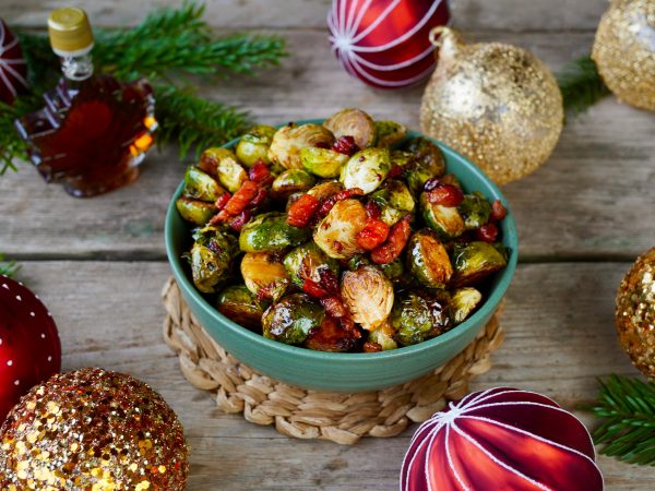 Maple Roasted Brussel Sprouts