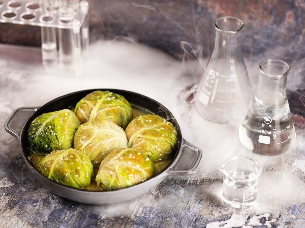 Maple Miso Stuffed Cabbage Brains